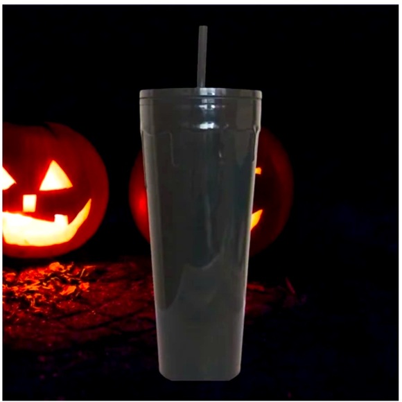 New Starbucks slime halloween 2024 black drip cup - Picture 3 of 3